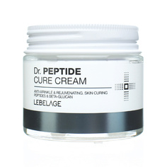LEBELAGE Крем для лица с Пептидами антивозрастной Омолаживающий Dr. Peptide Cure Cream