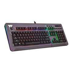 Клавиатура Thermaltake Level 20 RGB Titanium Edition (Cherry MX Speed Silver) серебро