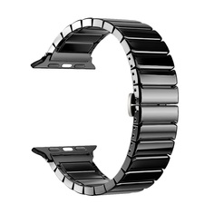 Ремешок Deppa Band Ceramic для Apple Watch 38/40 mm керамический черный
