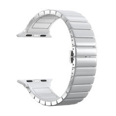 Ремешок Deppa Band Ceramic для Apple Watch 42/44 mm керамический белый