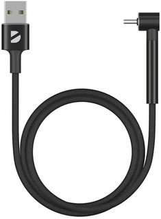 Дата-кабель Deppa Stand USB - micro USB подставка алюминий 1м черный