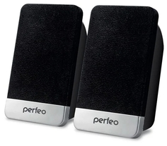 Колонки компьютерные Perfeo "MONITOR" 2.0, мощность 2х1.5 Вт (RMS), чёрные, USB