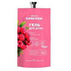 Гель для душа CAFE MIMI SUPER FOOD Малина и зеленый чай 100 мл