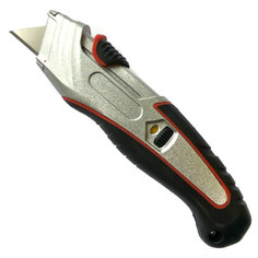 Ножи строительные нож JETTOOLS с автоматически возвращающимся трапецевидным лезвием 19мм