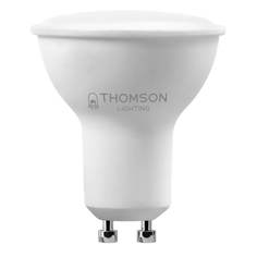 Лампочка Лампа светодиодная Thomson GU10 4W 4000K полусфера матовая TH-B2104
