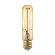 Лампочка Лампа светодиодная филаментная диммируемая Eglo E27 4W 1700К золотая 11697