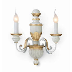 Светильник Бра Ideal Lux Firenze Ap2 Bianco Antico 012902