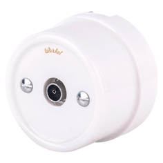 Розетка ТВ розетка Werkel Retro белая WL18-02-05 4690389100659