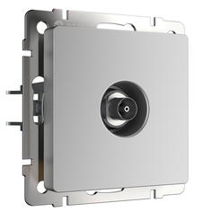 Розетка ТВ-розетка Werkel проходная серебряный WL06-TV-2W 4690389073496