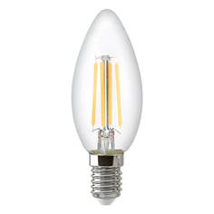 Лампочка Лампа светодиодная филаментная Thomson E14 9W 2700K свеча прозрачная TH-B2069