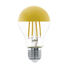 Лампочка Лампа светодиодная филаментная Eglo E27 7W 2700K золотая 11835