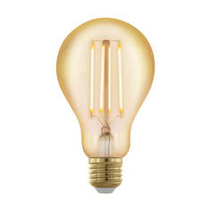 Лампочка Лампа светодиодная филаментная диммируемая Eglo E27 4W 1700К золотая 11691