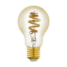 Лампочка Лампа светодиодная филаментная диммируемая Eglo E27 5,5W 2200-6500K золотистая 12578