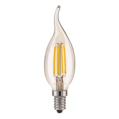 Лампочка Лампа светодиодная филаментная Elektrostandard E14 9W 6500K прозрачная a056252