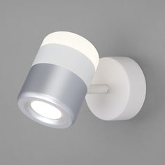 Спот Настенный светодиодный светильник Eurosvet 20165/1 LED белый/серебро