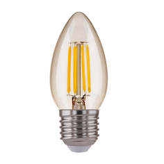 Лампочка Лампа светодиодная филаментная Elektrostandard E27 7W 4200K прозрачная a048673