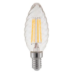 Лампочка Лампа светодиодная филаментная Elektrostandard E14 7W 4200K прозрачная a049136