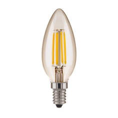 Лампочка Лампа светодиодная филаментная Elektrostandard E14 7W 3300K прозрачная a049066