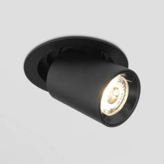Спот Встраиваемый светодиодный спот Elektrostandard 9917 LED 10W 4200K черный матовый a052449