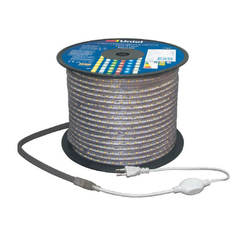 Светодиодная лента Светодиодная влагозащищенная лента Uniel 8W/m 60LED/m 2835SMD холодный белый 50M ULS-2835-60LED/m-10mm-IP67-220V-8W/m-50M-DW UL-00000659