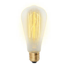 Лампочка Лампа накаливания Uniel E27 60W золотистая IL-V-ST64-60/GOLDEN/E27 VW02 UL-00000482