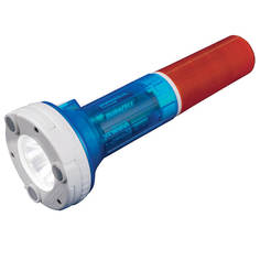 Фонарик Автомобильный светодиодный фонарь Uniel от батареек 220х81,5 80 лм P-AT031-BB Amber-Blue 05143