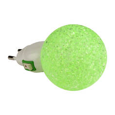 Ночник Настенный светодиодный светильник Uniel DTL-309-Шар/Green/1LED/0,1W 10330