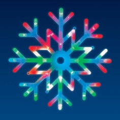 Светильник Подвесной светодиодный светильник «Снежинка» Uniel ULD-H4040-048/DTA RGB IP20 Snowflake UL-00007250