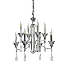 Люстра Подвесная люстра Lumina Deco Libero LDP 1230-8 CHR