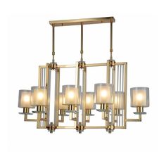 Люстра Подвесная люстра Lumina Deco Manhattan LDP 8012-8 PR F.GD