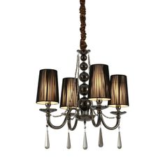 Люстра Подвесная люстра Lumina Deco Fabione LDP 1200-4 BK