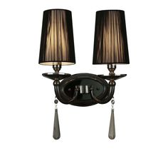 Светильник Бра Lumina Deco Fabione LDW 1200-2W BK
