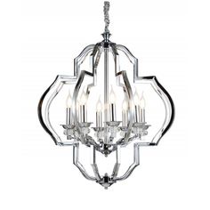 Люстра Подвесная люстра Lumina Deco Cesaro LDP 17078-8 CHR