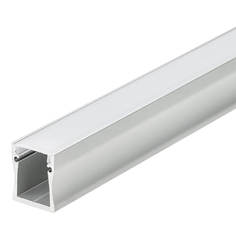 Профиль для ленты Профиль с рассеивателем Arlight ALU-WIDE-H28-2000 ANOD+FROST 014858