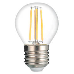Лампочка Лампа светодиодная филаментная Thomson E27 9W 6500K шар прозрачная TH-B2339