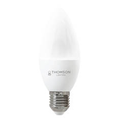 Лампочка Лампа светодиодная Thomson E27 6W 4000K свеча матовая TH-B2358