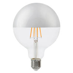 Лампочка Лампа светодиодная филаментная Thomson E27 7W 4500K шар прозрачная TH-B2378