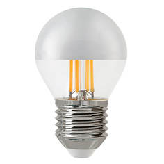 Лампочка Лампа светодиодная филаментная Thomson E27 4W 4500K шар прозрачная TH-B2376