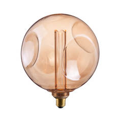 Лампочка Лампа светодиодная диммируемая Hiper E27 4W 2000/3000/4000K янтарная HL-2245