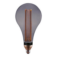 Лампочка Лампа светодиодная диммируемая Hiper E27 8W 2000K дымчатая HL-2255