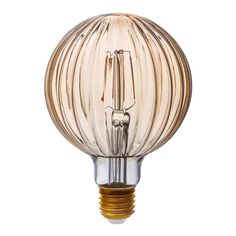 Лампочка Лампа светодиодная филаментная Hiper E27 6W 2200K янтарная HL-2217