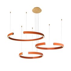 Светильник Подвесной светодиодный светильник Loft IT Ring 10025/3 Orange