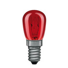 Лампочка Лампа накаливания миниатюрная Paulmann Е14 15W красная 80011