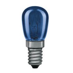 Лампочка Лампа накаливания миниатюрная TV Paulmann Е14 15W синяя 81010