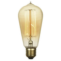 Лампочка Лампа накаливания E27 60W 2700K прозрачная GF-E-764 Lussole Loft