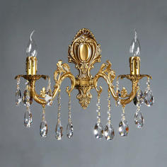 Светильник Бра Ambiente Granada 2118/2 AB Tear drop