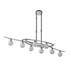 Люстра Подвесная люстра Mantra Loop Chrome 1800
