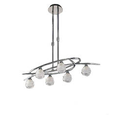 Люстра Подвесная люстра Mantra Loop Chrome 1801