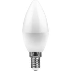 Лампочка Лампа светодиодная Feron E14 11W 2700K Свеча Матовая LB-770 25941