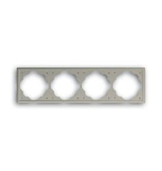 Рамка 4-постовая ABB Impuls шампань-металлик 2CKA001754A4223